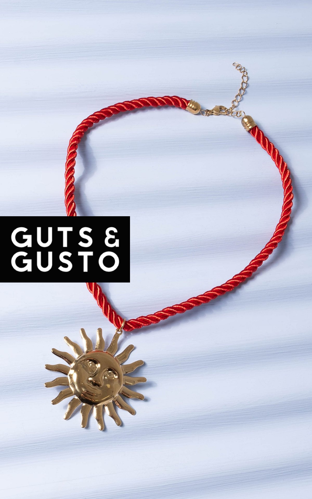 Ketting met hanger - Rood Goud | Guts & Gusto